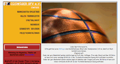 Desktop Screenshot of coswigerbfv.de